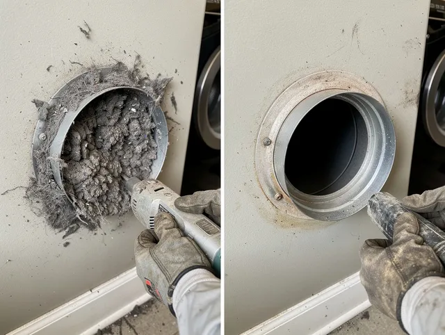 Professional clogged vent cleaning by Palm Bay Dryer Vent Cleaning in Palm Bay